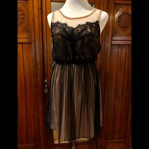 Pinky Eyelash Lace Cocktail Dress